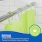 Kenney Mfg Medium Weight PEVA Shower Liner and Ring Set, 70" W x 72" H, Green KN61703 - alternate 5
